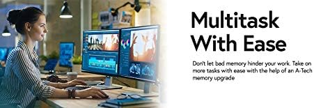 A-Tech 8GB Module for Dell Inspiron 3847 Desktop & Workstation Motherboard Compatible DDR3/DDR3L PC3-12800 1600Mhz Memory Ram (ATMS277687B25781X1)