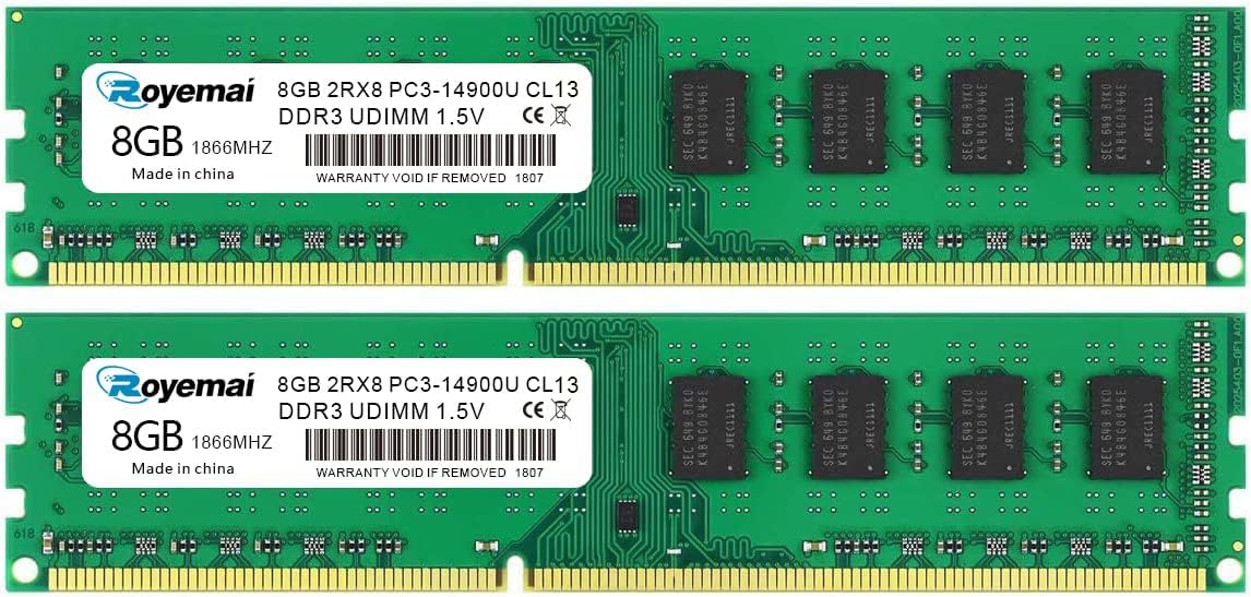 4G DDR2 667MHhz 2x2G PC2 5300 Udimm Desktop Memory Ram, DDR2-667U PC2-5300 2GB 1.8V CL5 240-pin 2Rx8 Non-ECC Unbuffered Desktop Computer RAM Memory Modules
