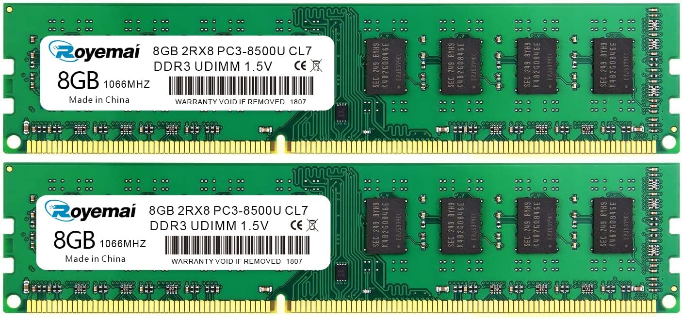 4G DDR2 667MHhz 2x2G PC2 5300 Udimm Desktop Memory Ram, DDR2-667U PC2-5300 2GB 1.8V CL5 240-pin 2Rx8 Non-ECC Unbuffered Desktop Computer RAM Memory Modules