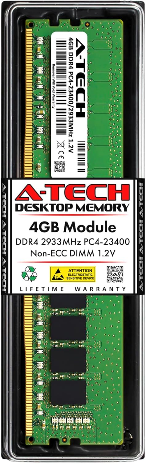 A-Tech 16GB RAM for Dell Inspiron 3880, 3881 Desktop | DDR4 2933MHz PC4-23400 DIMM 1.2V 288-Pin Non-ECC UDIMM Memory Upgrade