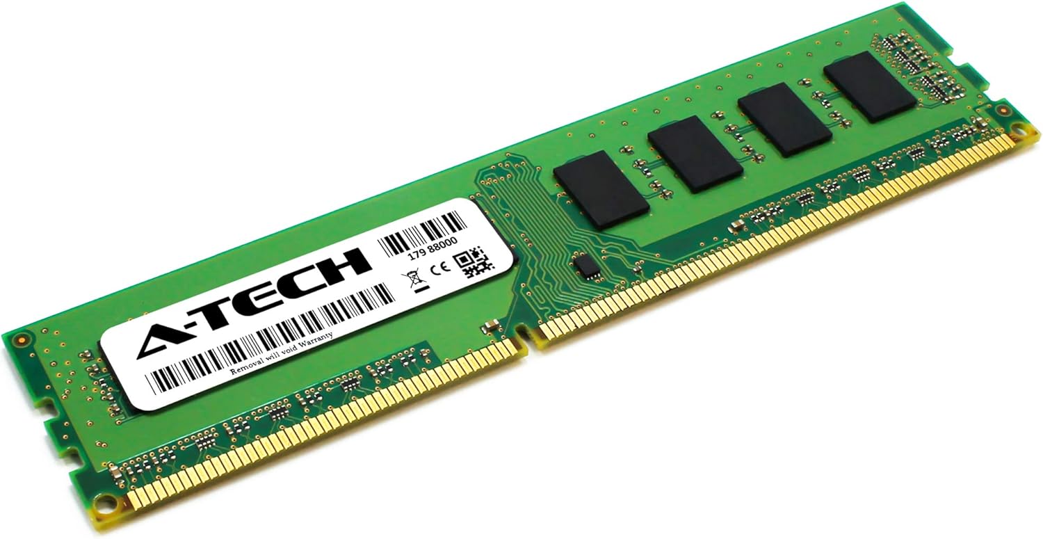 A-Tech 16GB DDR3 1066MHz Desktop Memory Kit (2 x 8GB) PC3-8500 Non-ECC Unbuffered DIMM 240-Pin 2Rx8 1.5V Dual Rank Computer RAM Upgrade Sticks