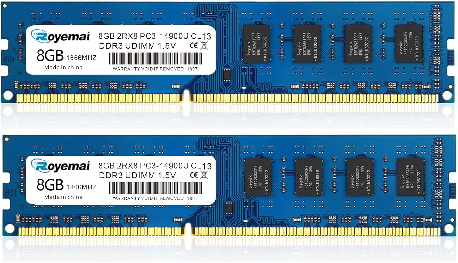 4G DDR2 667MHhz 2x2G PC2 5300 Udimm Desktop Memory Ram, DDR2-667U PC2-5300 2GB 1.8V CL5 240-pin 2Rx8 Non-ECC Unbuffered Desktop Computer RAM Memory Modules