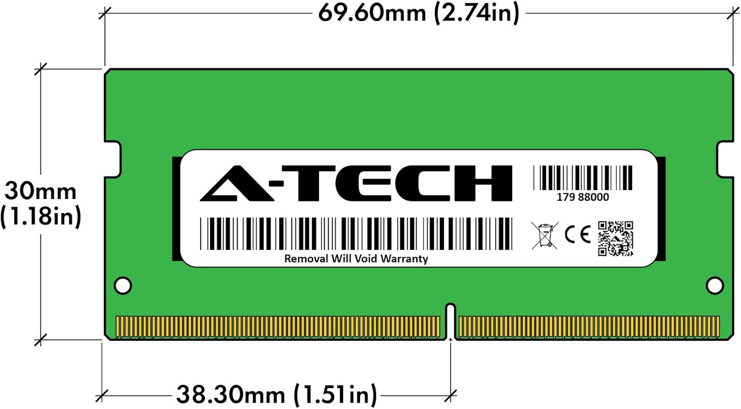A-Tech 16GB Kit (2x8GB) RAM for Acer Chromebox CXI5 Mini Desktop PC | DDR4 3200MHz PC4-25600 SODIMM 1.2V 260-Pin Non-ECC SO-DIMM Memory Upgrade