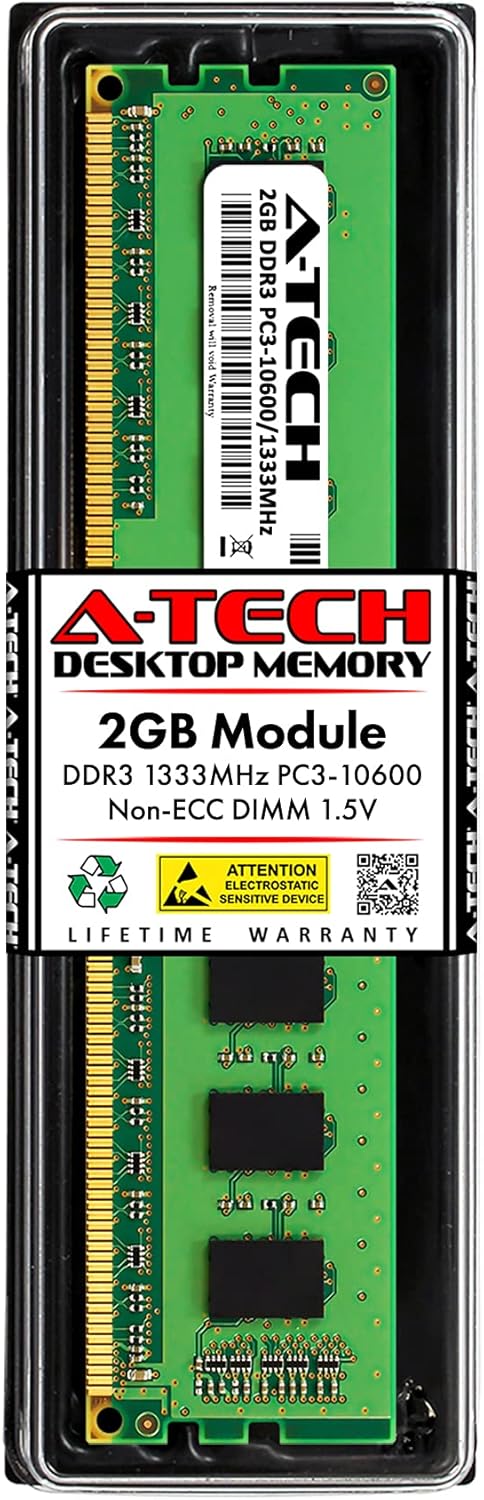 A-Tech 16GB Kit (2x8GB) RAM for Dell OptiPlex 9010, 7010, 3010, 990, 790, 390 (USFF/SFF/MT/DT) | DDR3 1333 MHz DIMM PC3-10600 UDIMM Memory Upgrade