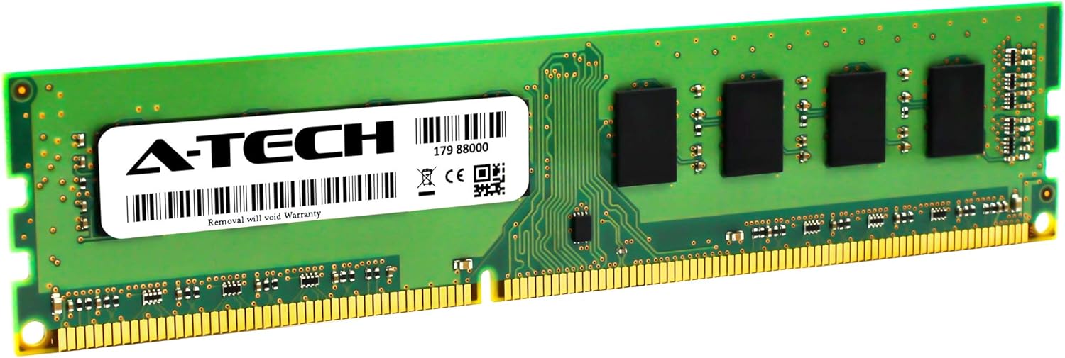 A-Tech 16GB DDR3 1066MHz Desktop Memory Kit (2 x 8GB) PC3-8500 Non-ECC Unbuffered DIMM 240-Pin 2Rx8 1.5V Dual Rank Computer RAM Upgrade Sticks