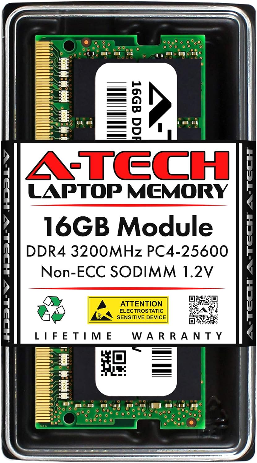 A-Tech 16GB Kit (2x8GB) RAM for Acer Chromebox CXI5 Mini Desktop PC | DDR4 3200MHz PC4-25600 SODIMM 1.2V 260-Pin Non-ECC SO-DIMM Memory Upgrade
