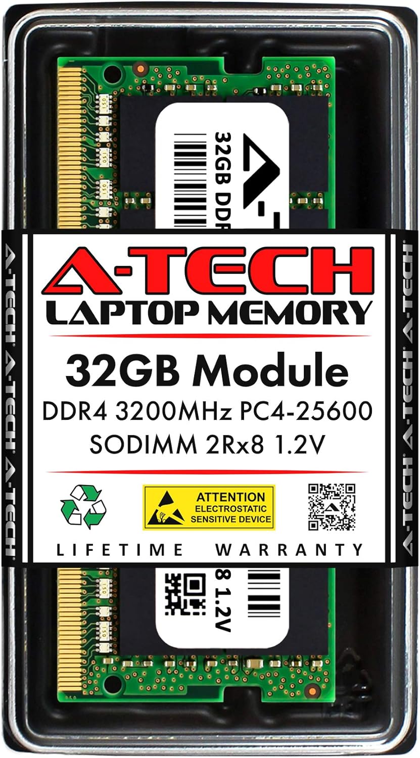 A-Tech 16GB Kit (2x8GB) RAM for Acer Chromebox CXI5 Mini Desktop PC | DDR4 3200MHz PC4-25600 SODIMM 1.2V 260-Pin Non-ECC SO-DIMM Memory Upgrade