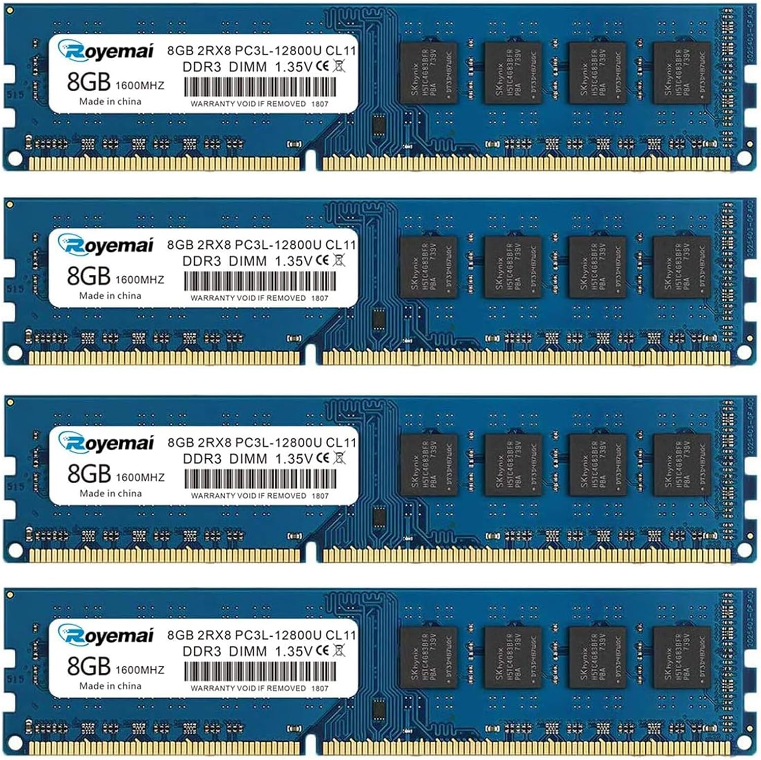 4G DDR2 667MHhz 2x2G PC2 5300 Udimm Desktop Memory Ram, DDR2-667U PC2-5300 2GB 1.8V CL5 240-pin 2Rx8 Non-ECC Unbuffered Desktop Computer RAM Memory Modules