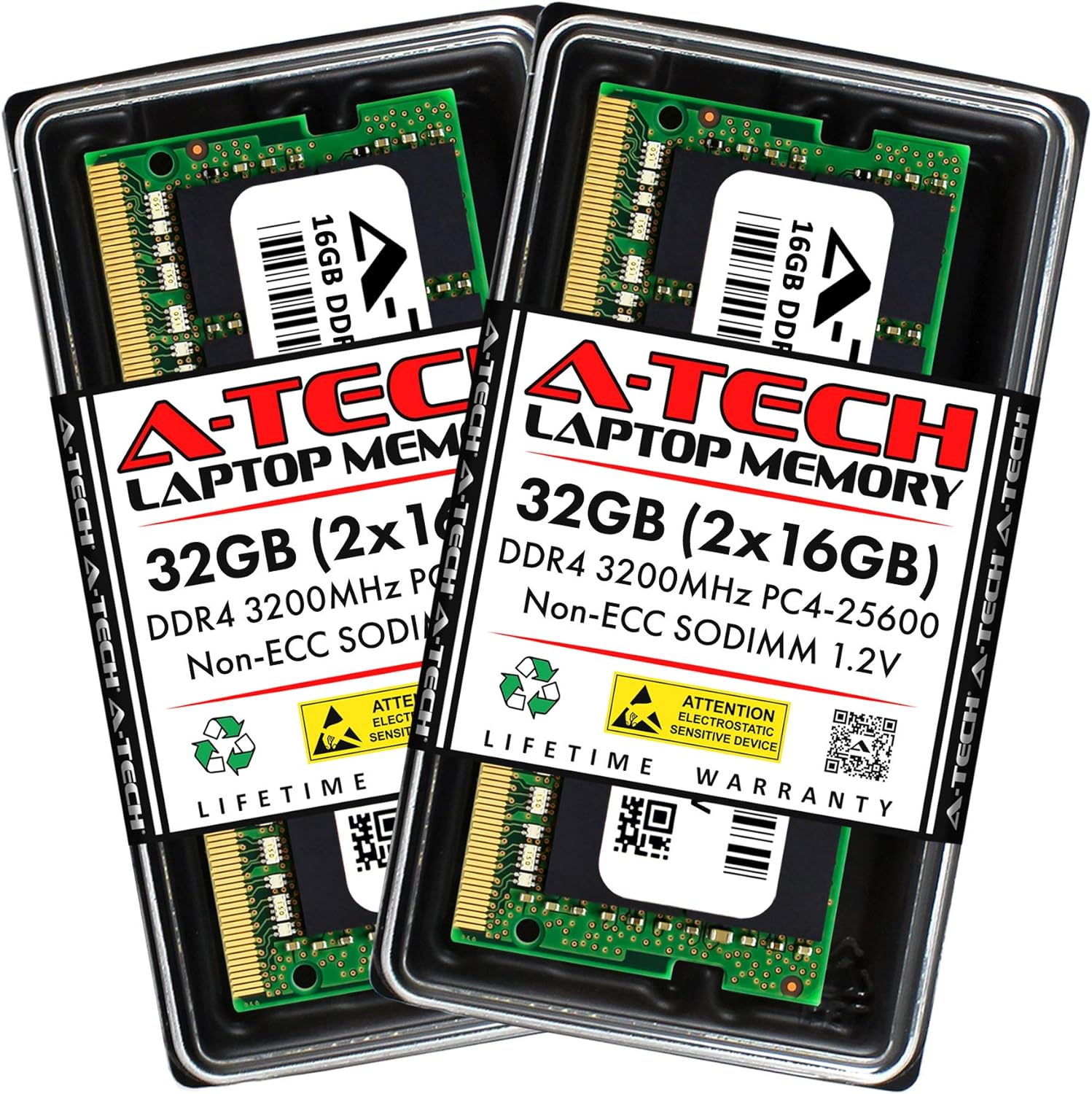A-Tech 16GB Kit (2x8GB) RAM for Acer Chromebox CXI5 Mini Desktop PC | DDR4 3200MHz PC4-25600 SODIMM 1.2V 260-Pin Non-ECC SO-DIMM Memory Upgrade